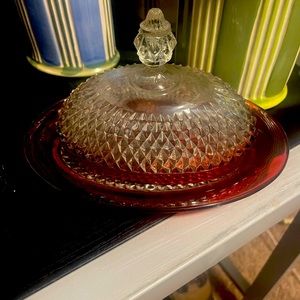 Vintage butter dish